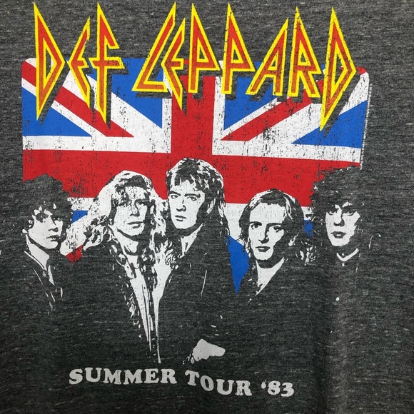 CHASER Def Lepard graphic t shirt summer Tour 83’ - Picture 5 of 9